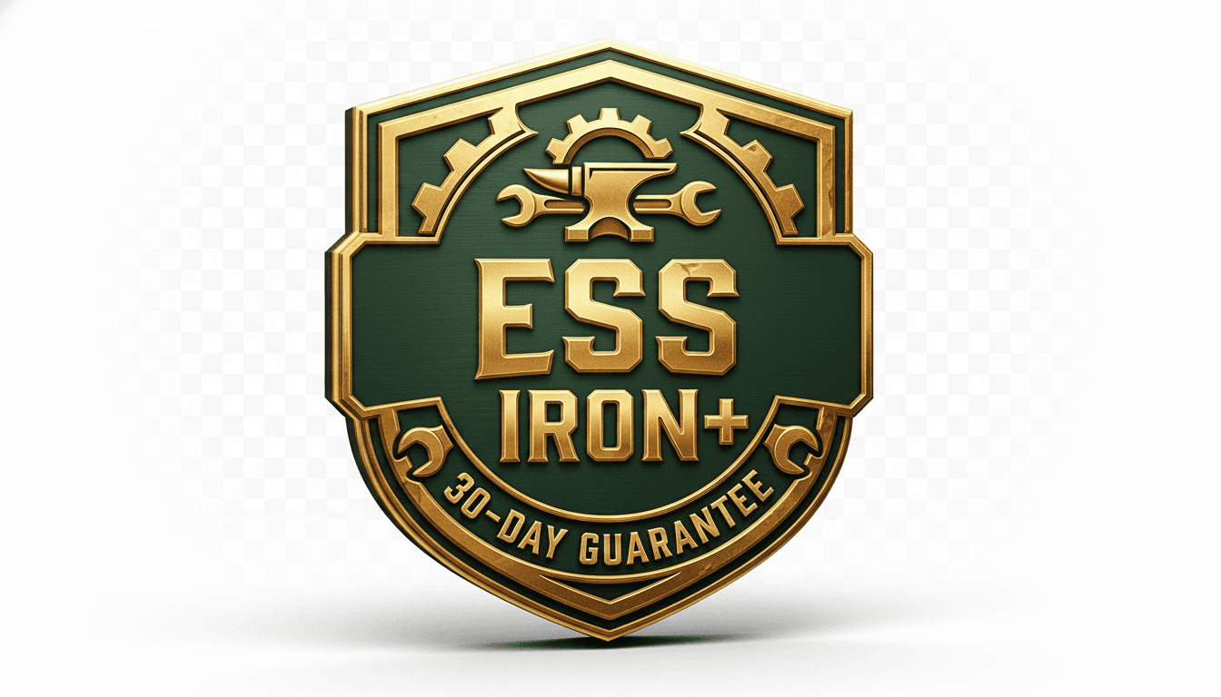 IRON+ 30-Day Guarantee Badge