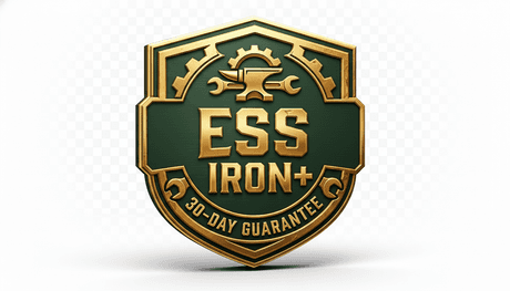 IRON+ 30-day money-back guarantee badge