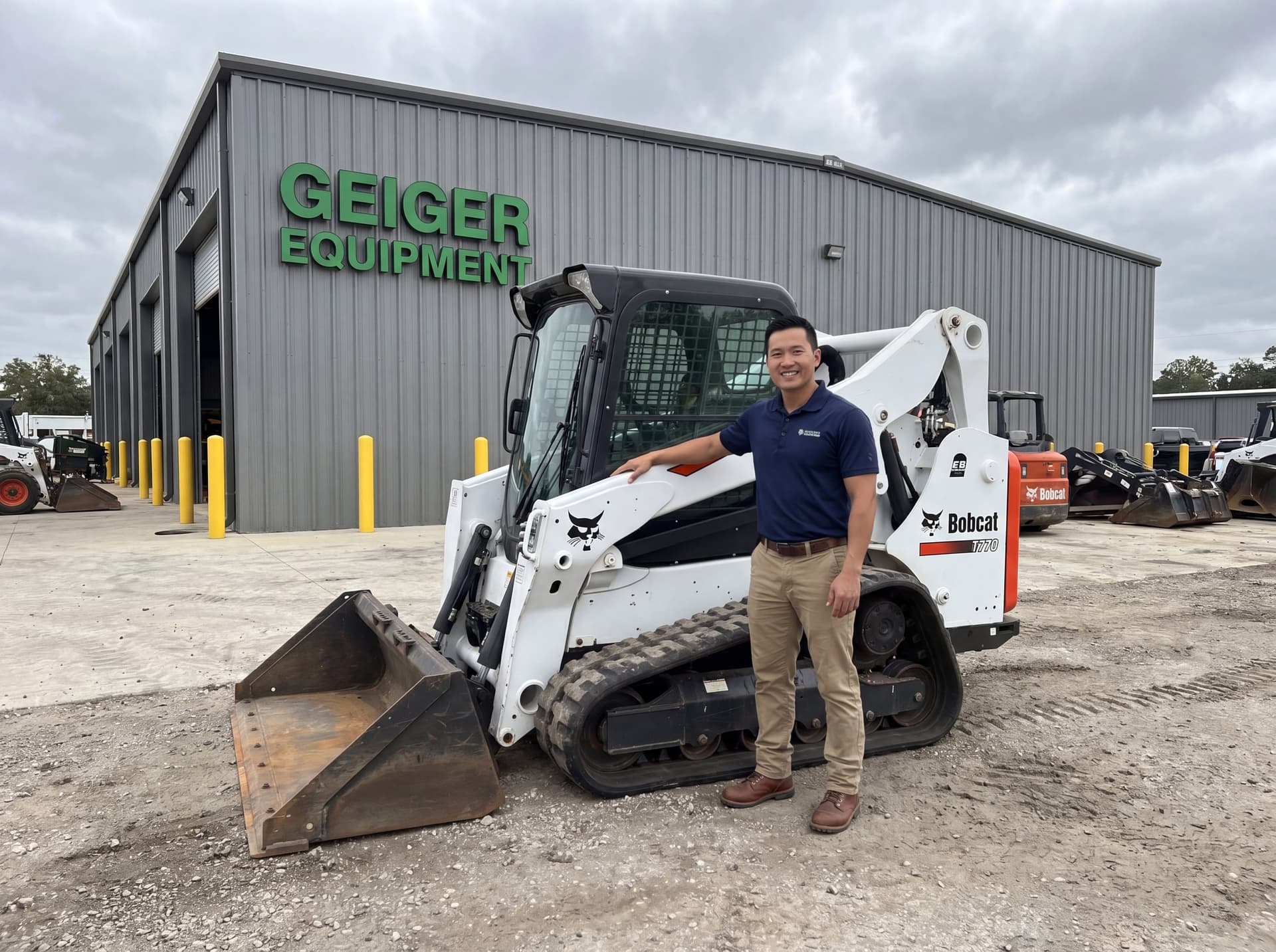 Kevin Nguyen with Bobcat T770 Compact Track Loader